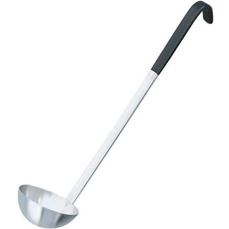 Vollrath 4 oz Antimicrobial Black Kool Touch Ladle 58044